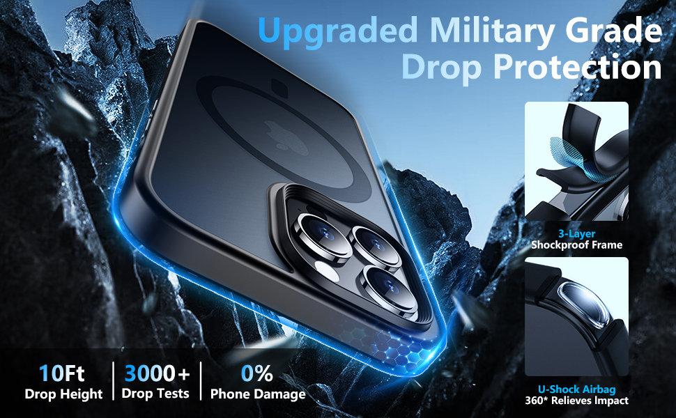 Temdan Mil-Grade Protection iPhone 14 Pro Max Case